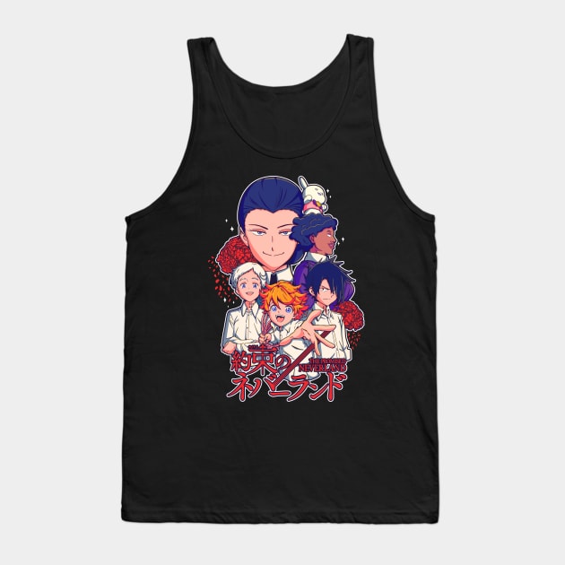 The Promised Neverland Tank Top by ArtMoore98